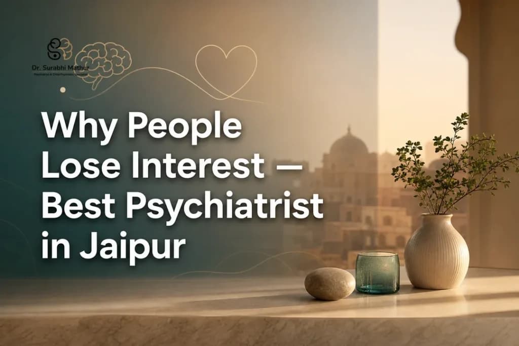 Calming mental health cover design by the best psychiatrist in jaipur