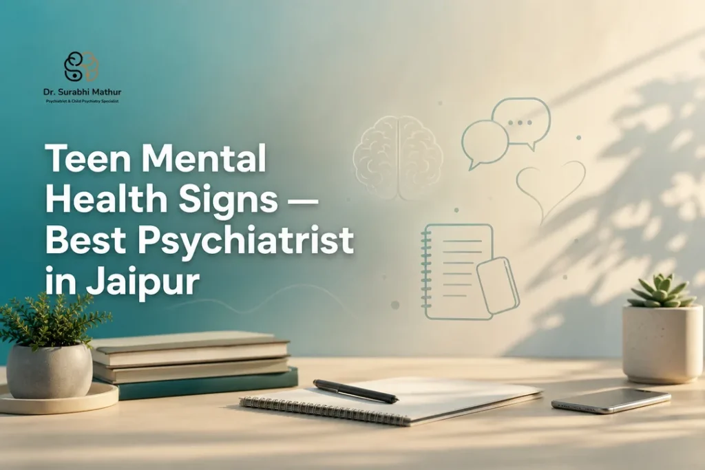 Teen Mental Health Signs — Best Psychiatrist in Jaipur